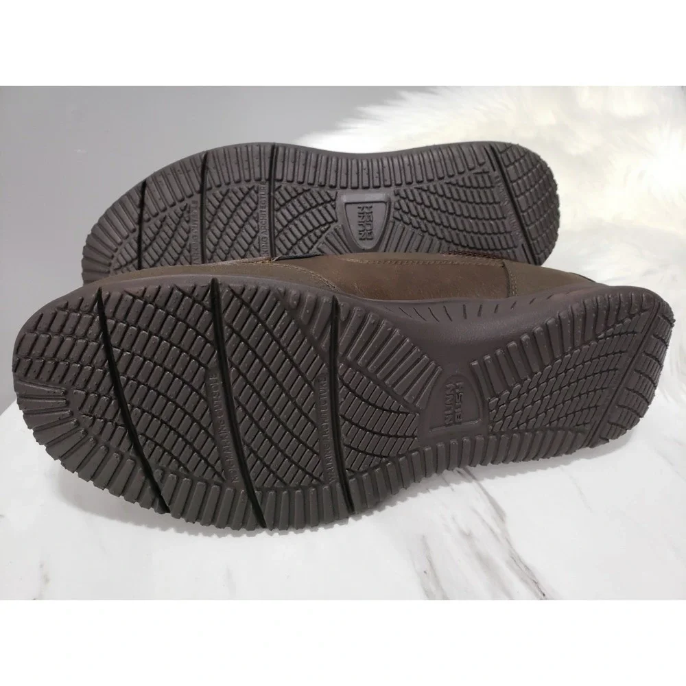 NEW NO BOX SIZE 11 Nunn Bush Men's Conway EZ Moc Loafers SLIP ON SHOES BROWN‎
